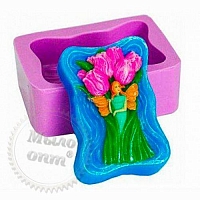 Форма 3D Фея цветочная в Тюльпанах