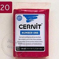 Полимерная глина Цернит Cernit (Бельгия) 56 г. NumberOne кармин 420