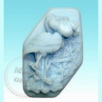 Силиконовая форма 3D Аист