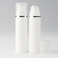 Vacuum bottle Push 50 ml 10 pcs cosmetic ingredient Mylo Opt