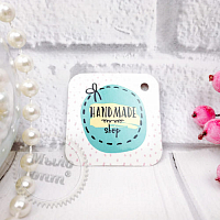 HandMade 2 tag, from 1 pcs