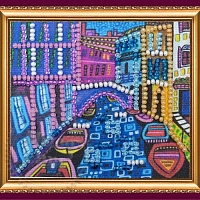 Magnet kit for embroidery with beads Venice
