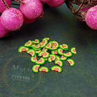 Fimo Feijoa slicing