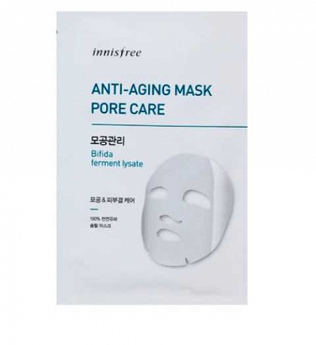 Купить Тканевая маска Уход За Порами и Омоложение Innisfree Anti-aging Mask Pore Care в Украине