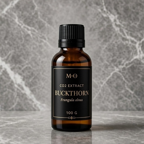 Buckthorn CO2 Extract 100 g — labeled amber bottle