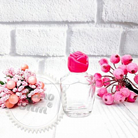 Deal bottle with rose twist sphere, 5 ml 10 pcs