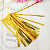 Twist ties for bags Gold 10 cm, photos, reviews, use