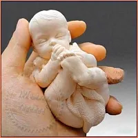 Silicone Mold 3D Newborn with Scarf cosmetic ingredient Mylo Opt