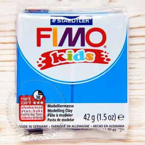 Фимо Кідс полімерна глина Fimo Kids 3, блакитний 68.85 грн. рейтинг ⭐⭐⭐⭐⭐ Мило Опт