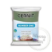 Полімерна глина ЦЕРН Cernit (Бельгія) 56г. NumberOne олива 645