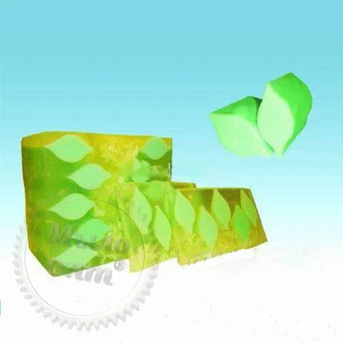 Силиконовая форма 3D Тубус чайный лист (для брускового мыла)