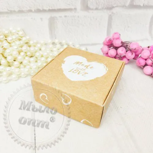 Коробка Натуральная Made with love сырье для косметики Коробка Натуральная Made with love артикул TM21080905
