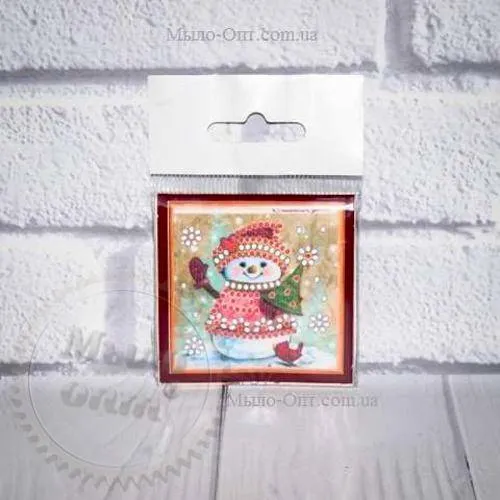 Bead embroidery kit Mini Magnet Winter Guest, 30.00 UAH, rating ⭐⭐⭐⭐⭐ Milo Opt