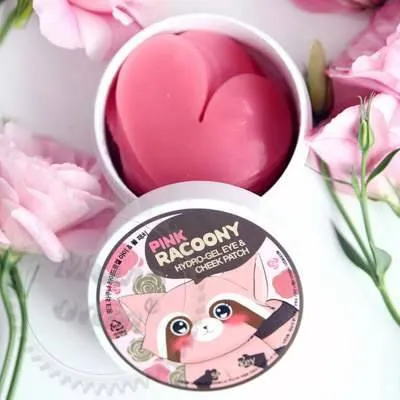 Гидрогелевые патчи SECRET KEY Pink Racoony Hydro-Gel Eye & Cheek Patch