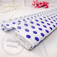 White crepe paper with blue peas cosmetic ingredient Mylo Opt