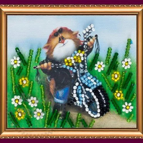 Set-magnet for embroidery with beads Biker, 75.00 UAH, rating ⭐⭐⭐⭐⭐ Milo Opt
