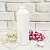 Bottle cosmetic white 250 ml flip top cosmetic ingredient Mylo Opt