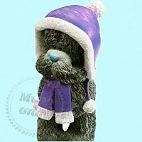 3D Teddy shape in a scarf cosmetic ingredient Mylo Opt