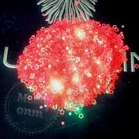 Блискітки Зірочки рожевий хамелеон 50 гр