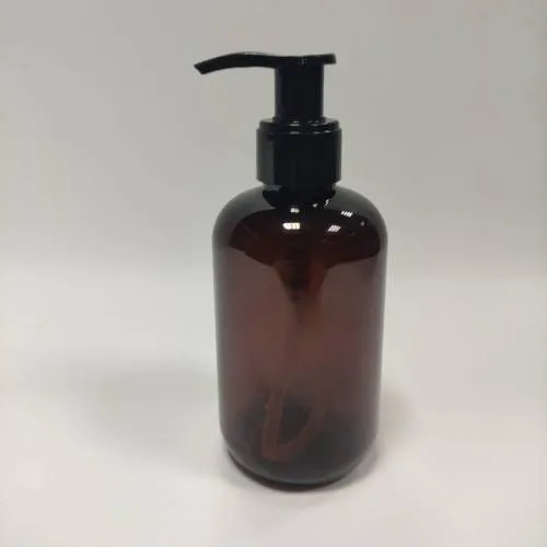 Olivia Bottle 200 ml Brown with Pump Dispenser 10 pc cosmetic ingredient Mylo Opt