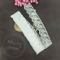 Кружево яблочко белое, 1 м