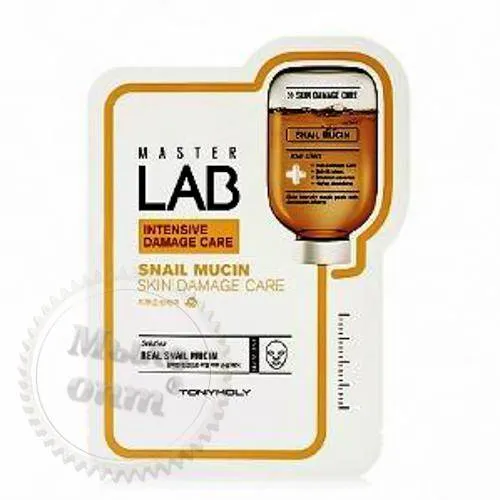 Тканевая Маска с Муцином Улитки Tony Moly Master Lab Snail Mucin Mask Sheet