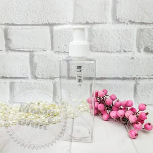 Bodie bottle transparent 200 ml with soap dispenser from 10 pcs cosmetic ingredient Mylo Opt
