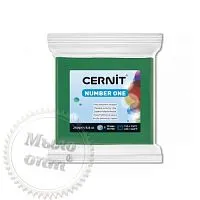 Полимерная глина Цернит Cernit (Бельгия) эконом упак. 250 г - основной зеленый 600 артикул VG17111418