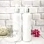 Bottle white Gloria 250 ml with aluminum soap dispenser from 10 pcs cosmetic ingredient Mylo Opt