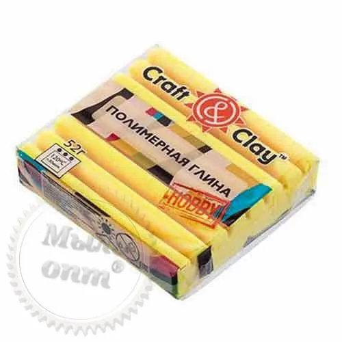 Полимерная глина Craft&Clay Крафт энд Клей 52 г,цвет ананас 1030