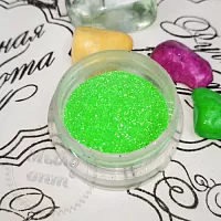 Glitter fluorescent Green TRY506, 1/128, 1 kg