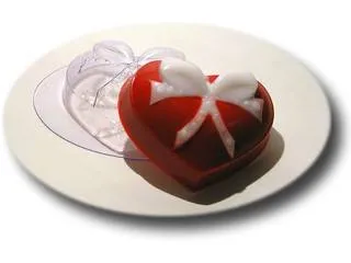 Plastic mold Heart with a bow Mylo Opt global supplier Plastic mold Heart with a bow cosmetic ingredient Mylo Opt