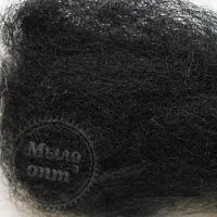 Merino carding 18 microns black 1 kg cosmetic ingredient Mylo Opt