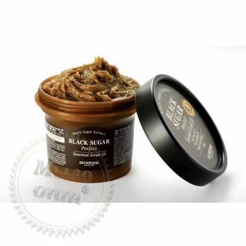Маска-Скраб для лица SKINFOOD BLACK SUGAR PERFECT ESSENTIAL SCRUB 2X, 10 грамм
