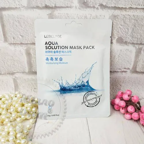 Увлажняющая тканевая маска Lebelage Aqua Solution Mask Pack