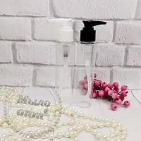 Berlin transparent bottle 100 ml with twisting dispenser cosmetic ingredient Mylo Opt
