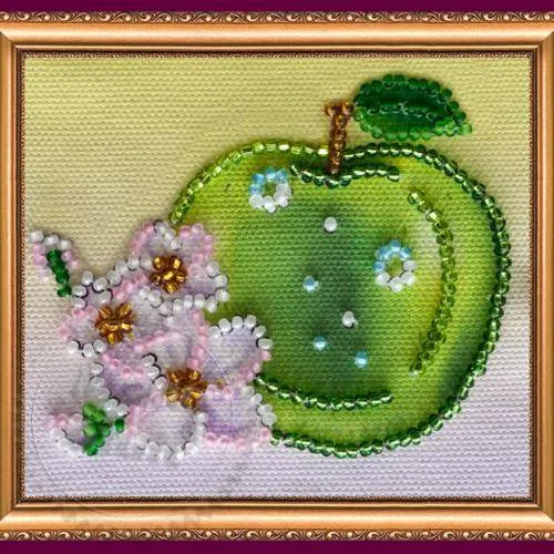 Magnet kit for embroidery with beads Yablochko, 75.00 UAH, rating ⭐⭐⭐⭐⭐ Milo Opt