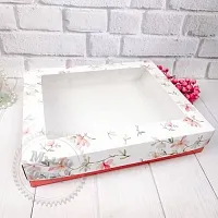 Коробка топ Цветы с окном