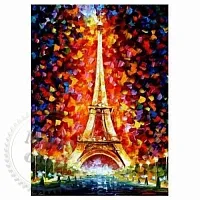 Eiffel Tower Paint By Numbers Kit cosmetic ingredient Mylo Opt
