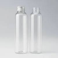 Gloria bottle 250 ml transparent with aluminum cap 100 pcs cosmetic ingredient Mylo Opt