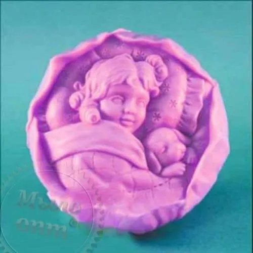 Силіконова форма 3D Дівчинка з собачкою 190.94 грн. рейтинг ⭐⭐⭐⭐⭐ Мило Опт