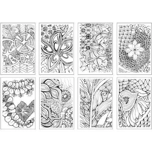 Склейка-раскраска Chameleon Color Cards - Zen Doodles сырье для косметики Склейка-раскраска Chameleon Color Cards - Zen Doodles артикул VG17090328