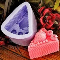 Силиконовая форма 3D Клубничный пирог