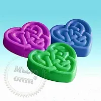 Silicone Mold 3D Heart Braid cosmetic ingredient Mylo Opt