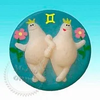 Форма знак зодиака Близнецы 3D описание и применение