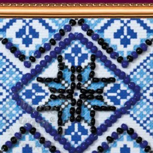Kit for embroidery with beads Magnet mini Ornament-3, 30.00 UAH, rating ⭐⭐⭐⭐⭐ Milo Opt
