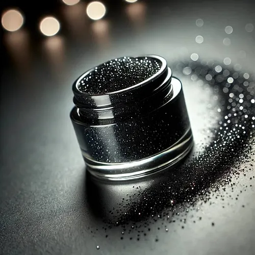 Black Glitter 10 g cosmetic ingredient Mylo Opt