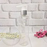 Bottle Berlin transparent 200 ml aluminum dispenser from 100 pcs cosmetic ingredient Mylo Opt