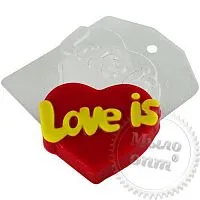Форма пластиковая W Сердечко Love is описание и применение