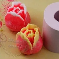 Силиконовая форма Тюльпан, 3D описание и применение
